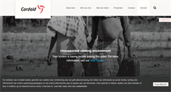 Desktop Screenshot of cordaid.org